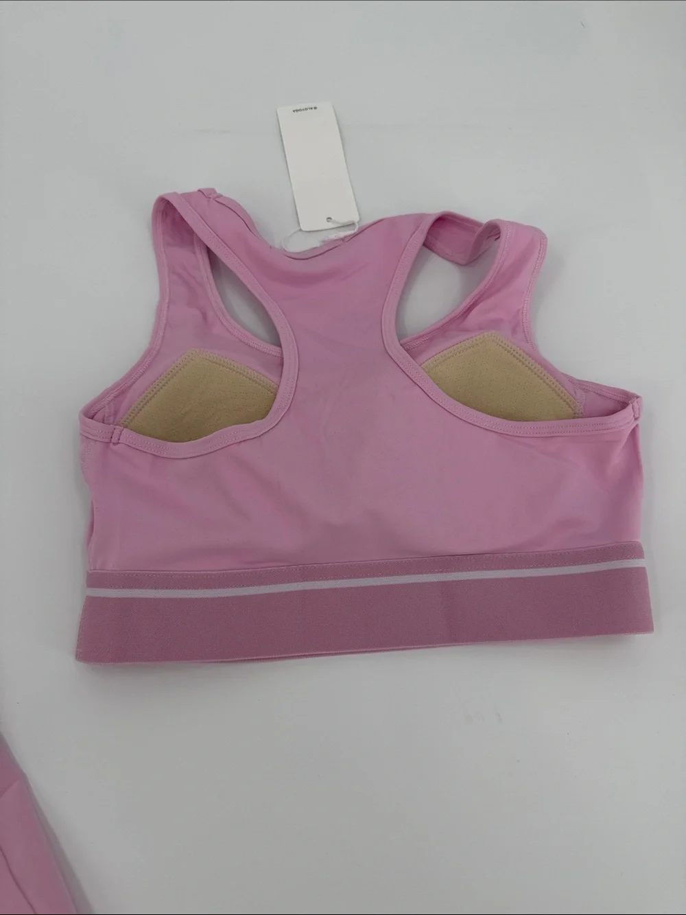 ALO Yoga Pink Active Crop Top & Pleated Skirt Set
